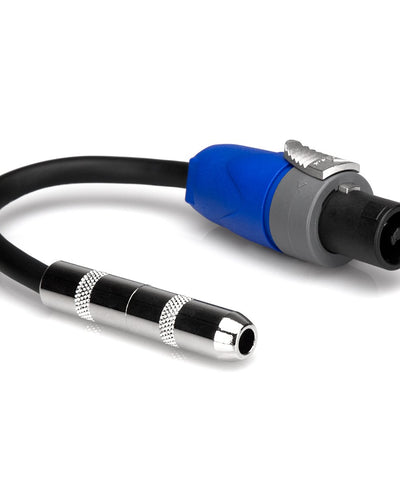 Hosa Speakon to 1/4 Female Speaker Adapter Dongle