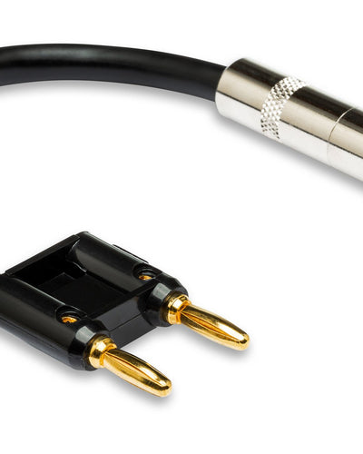 Hosa 1/4 in TS to Dual Banana