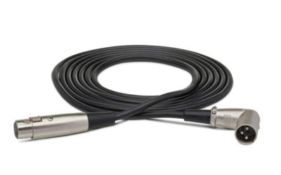 Hosa Cable XLR3F - XLR3M RA 1.5 FT Audio Balanced Interconnect