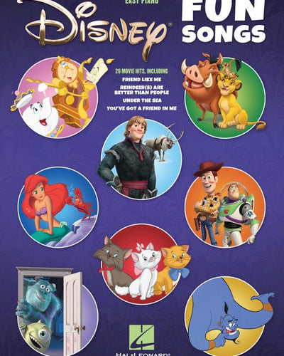 Disney Fun Songs Easy Piano