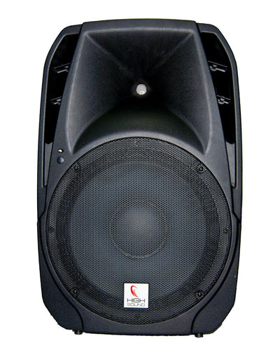 High Sound 15" 200w 3ch PA Bluetooth Remote Control FM Tuner