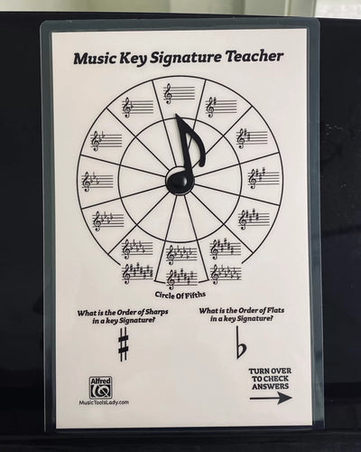 Key Signature Teacher All-In-One Flashcard