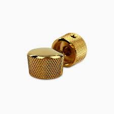 AllParts Gold Metal Cupcake Knob Set