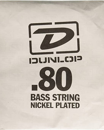 Dunlop .80 Bass A String Nickel Plated Steel Round Wound