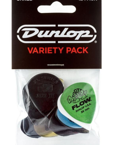 Dunlop Shred 12 Pack Variety Picks
