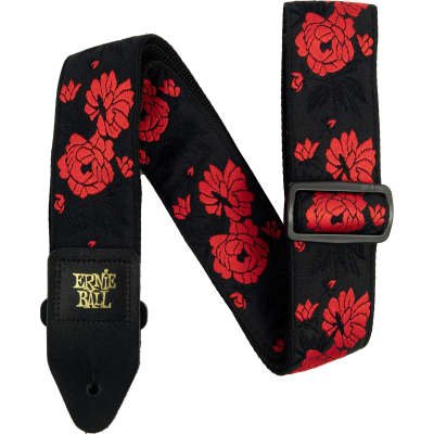 Ernie Ball Classic Jacquard Strap Tango Rose