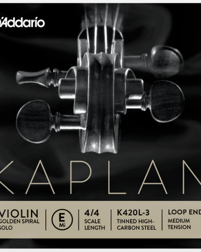 Kaplan GSS Violin 4/4 Scale E String Med Tension