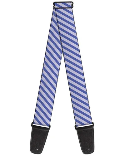 Buckle-Down Diagonal Stripes Light Blues Guitar Strap Buckle-Down