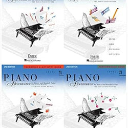 Faber Piano Adventures Level 2A Bundle Includes Lesson Theory Performance Technique