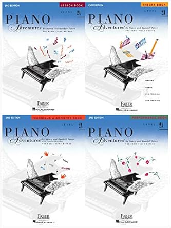 Faber Piano Adventures Level 2A Bundle Includes Lesson Theory Performance Technique