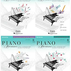 Faber Piano Adventures Level 3A Bundle Includes Lesson Theory Performance Technique