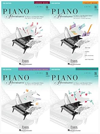 Faber Piano Adventures Level 3A Bundle Includes Lesson Theory Performance Technique
