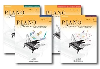 Faber Piano Adventures Level 4 Bundle Includes Lesson Theory Performance Technique