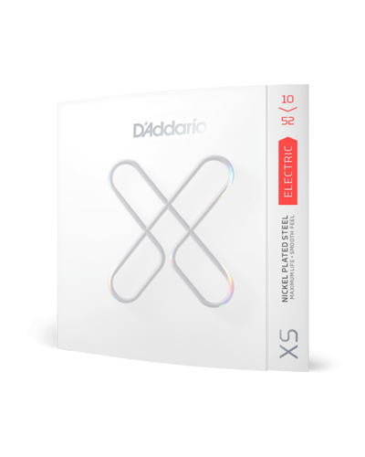 D'addario 10-52 Light Top/Hvy Btm XS Nickel Coated Electric Guitar Set