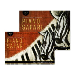 Piano Safari L1 Pack: Repertoire 1 and Sight Reading & Rhythm Cards 1