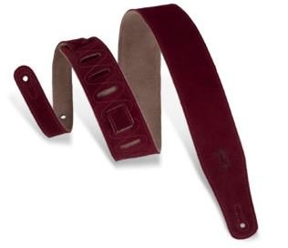 Levy's 2.5" Suede Burgundy Strap