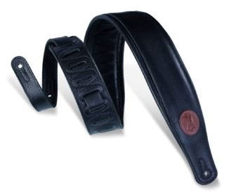 Levy's Black 3" Signature Garment Leather Strap