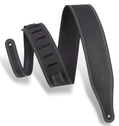 Levy's Black 2.5" Garment Leather Strap