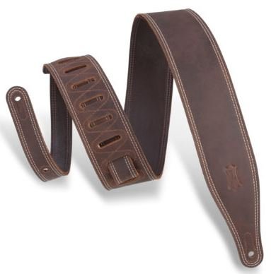 Levy's Dark Brown 2.5" Garment Leather Strap