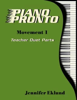 Piano Pronto Movement 1 Teacher Duets