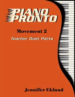 Piano Pronto Movement 2 Teacher Duets