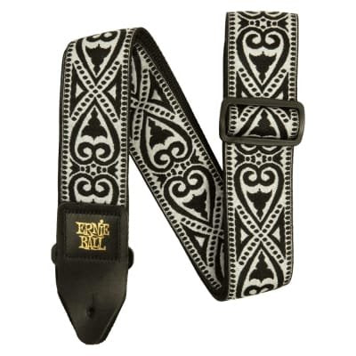 Ernie Ball Classic Jacquard Strap Black Heart