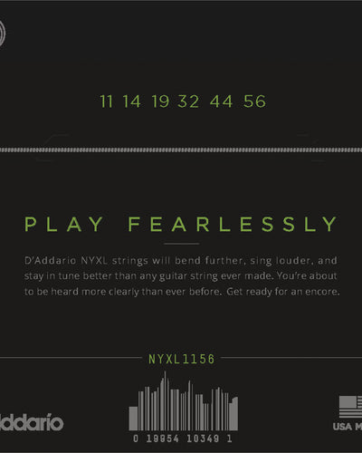 D'Addario NYXL 11-56 Electric Guitar Strings