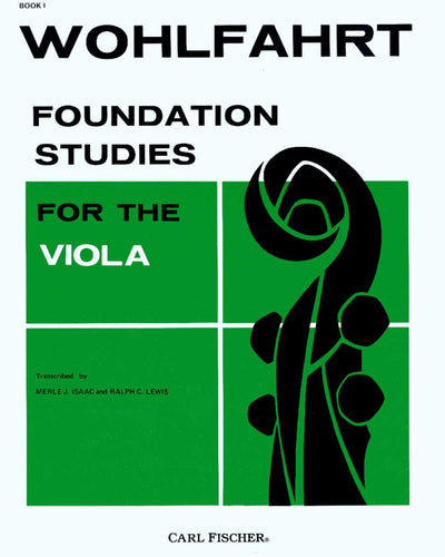 Wohlfahrt Foundation Studies Bk.1 Viola