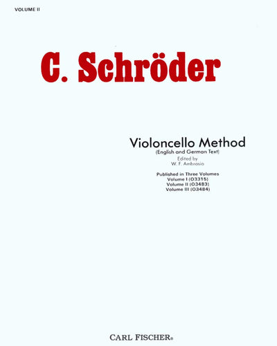 C. Schroder Violoncello Method Vol.2