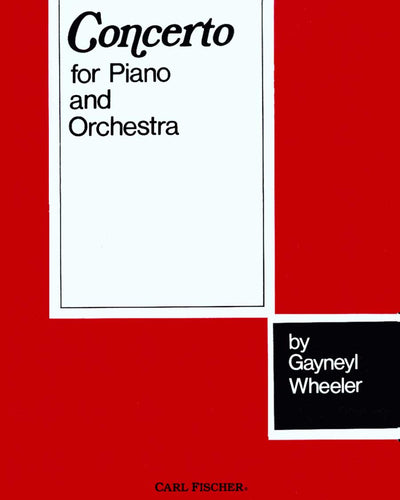 Wheeler Concerto for Piano by G.Wheeler 2024 JC2