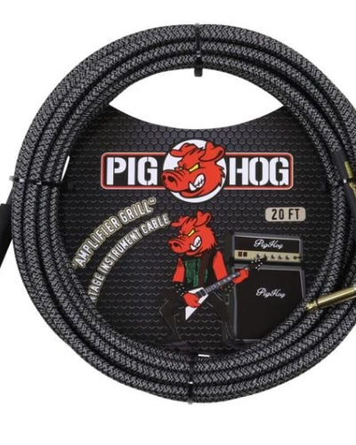 Pig Hog 20FT Right Amp Grill Instrument Cable