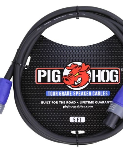 Pig Hog 5' Speaker Cable 14 Gauge (Speakon to Speakon)