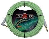 Pig Hog Glow In The Dark Cable 20ft Right Angle