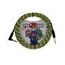 Pig Hog 10FT Right Angle Yellow Graffiti Instrument Cable