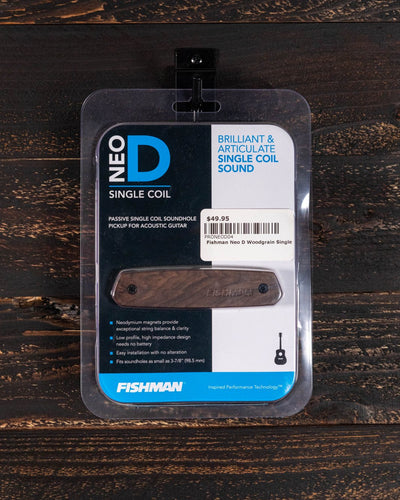 Fishman Neo D Woodgrain Single Coil Soundhole Pickup (Passive)