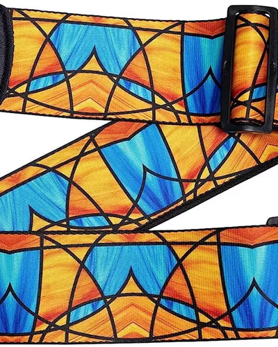 Levy's 3" Poly Stained Glass Orange And Blue