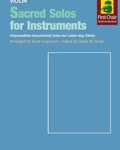 Sacred Solos for Instruments Violin