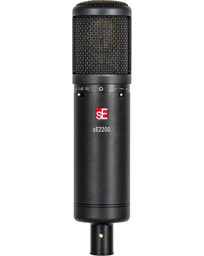 SE Electronics Large Diameter Condensor Mic Cardioid w/ Shockmount And Filter