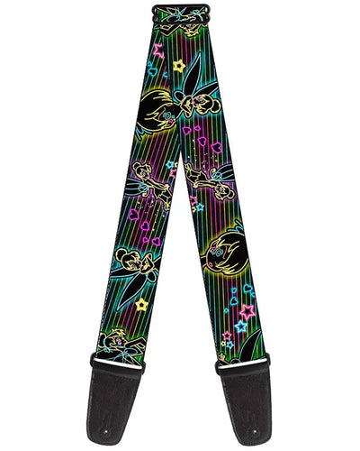 Buckle-Down Electric Tinkerbell Neon Guitar Strap