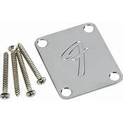 Fender Chrome Neck Plate "F" Logo