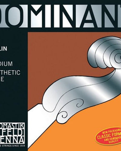 Dominant 3/4 Violin Strings Set Steel E Med Tension Synth Core