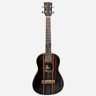 Amahi Ebony Baritone Ukulele w/ Deluxe Padded Gig Bag