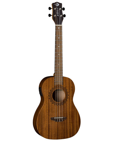Luna Vintage Mahogany Bari Uke w/Preamp