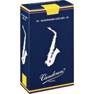 Vandoren 2 Traditional Alto Saxophone Reed 10 Pack