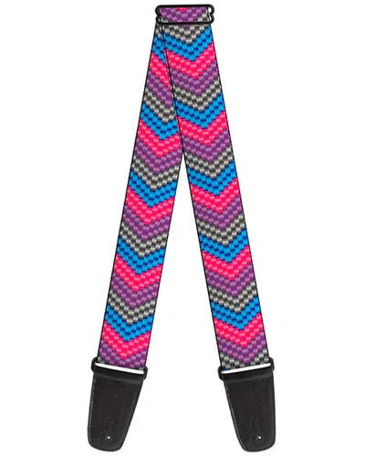 Buckle-Down Chevron Weave (Gray Blue Pink Purple)