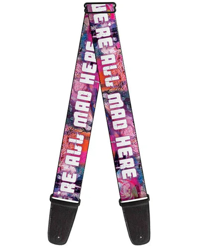 Buckle-Down Cheshire Cat We're All Mad Here Guitar Strap