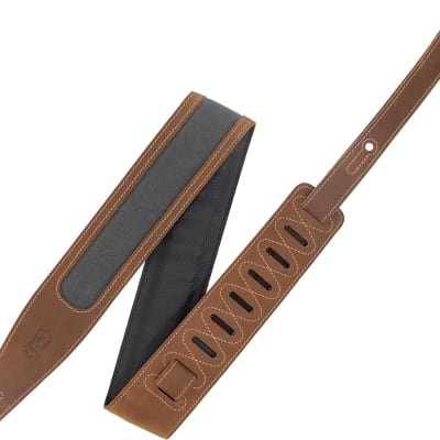 Levy's Guitar Strap Crazy Horse Grey Canvas Window