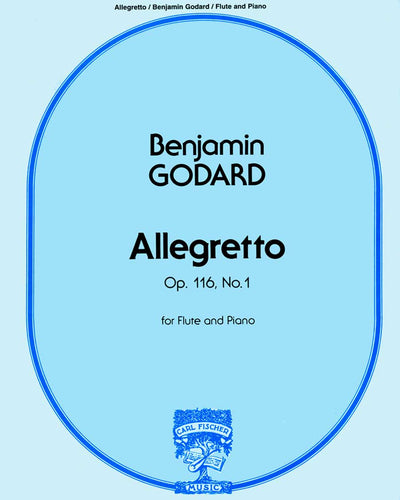 Allegretto Op.116 No.1 for Flute and Piano