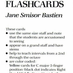 Bastien Interval Flashcards