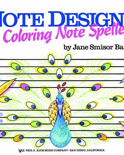 Note Designs: A Coloring Note Speller